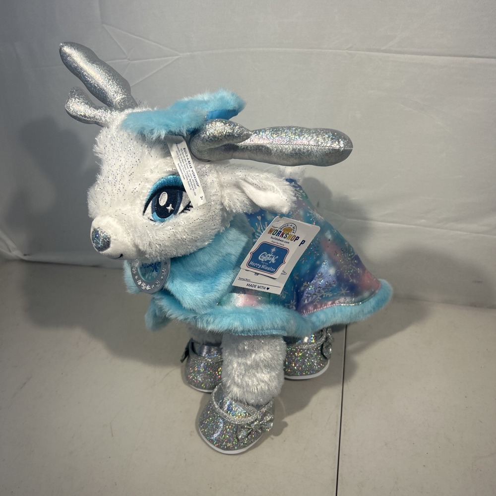Build A Bear 18 inch Glisten the Snow Reindeer NWTS